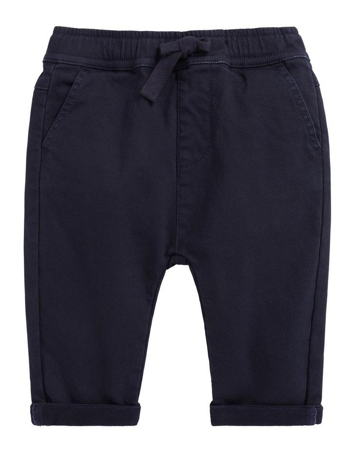 Seed Heritage Core Logo Chino in Blue Navy 1