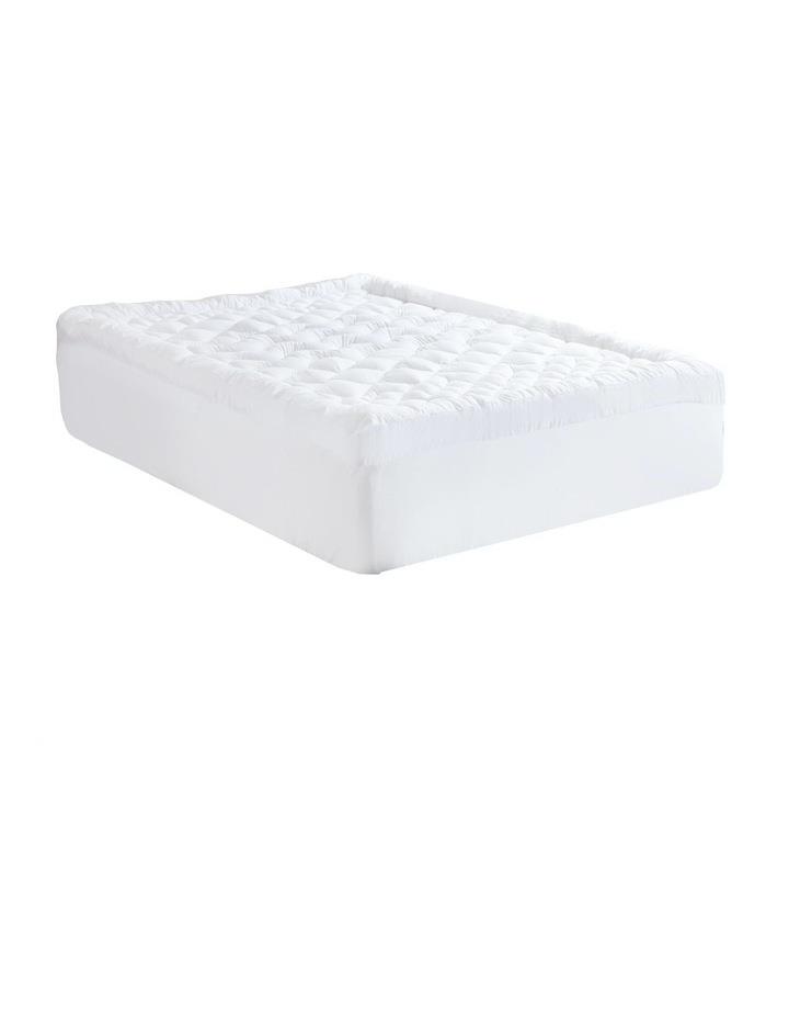 Royal Comfort 1200GSM Deluxe 7-Zone Breathable Mattress Topper White Double Bed