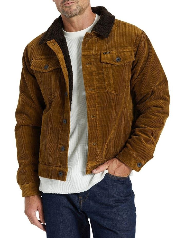 Brixton Cable Trucker Jacket in Brown S