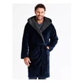 Reserve Hooded Robe in Navy L-XL
