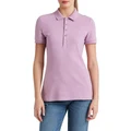 Lauren Ralph Lauren Pique Polo Shirt in Purple XS