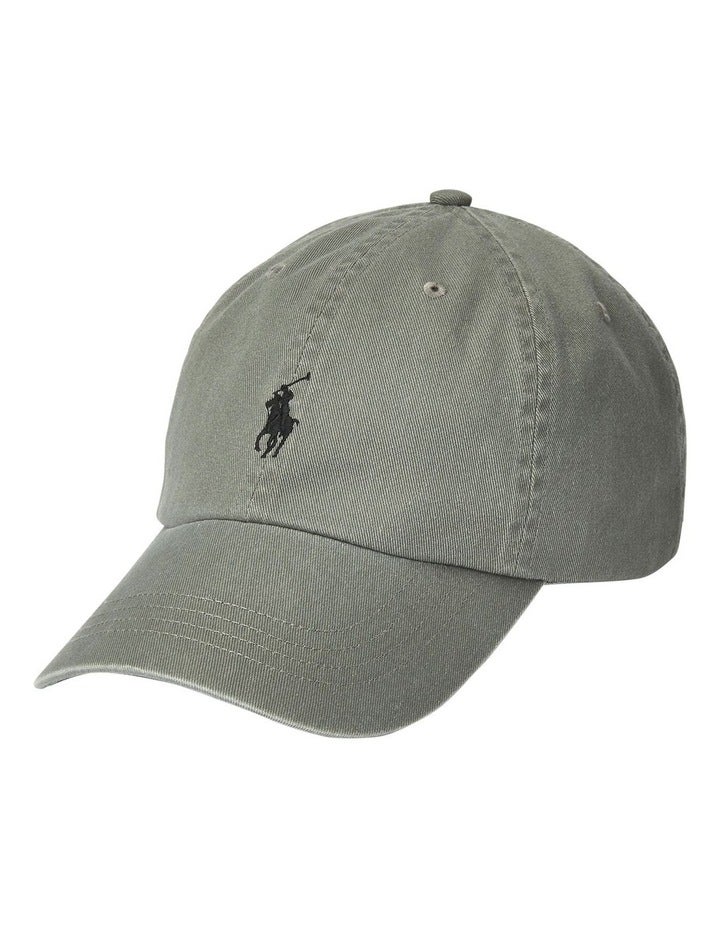 Polo Ralph Lauren Cotton Chino Ball Cap in Grey One Size