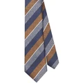 Van Heusen 3 Colour Diagonal Stripe Tie in Multi Assorted One Size