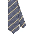 Van Heusen Diagonal Gold Stripe Tie in Blue One Size