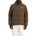 Champion Rochester Puffer Jacket in Brown Chocolate S