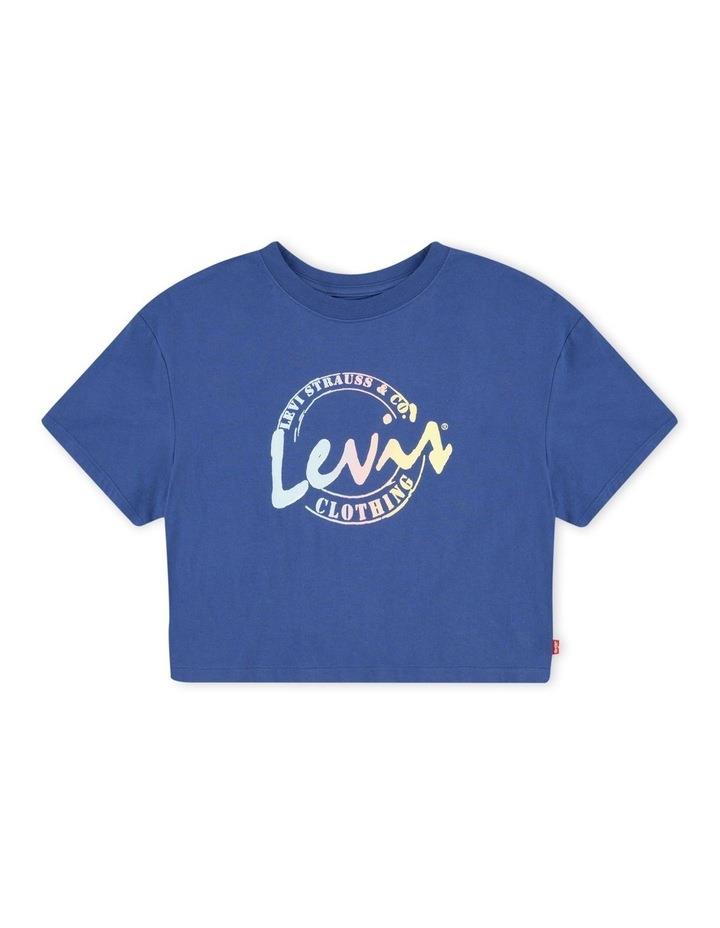 Levi's Screen Print Graphic Tee in Navy S