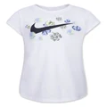 Nike Floral Logo T-shirt in White 6