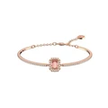 Swarovski Millenia Bangle Octagon Cut Pave Rose Gold-Tone Plated in Pink
