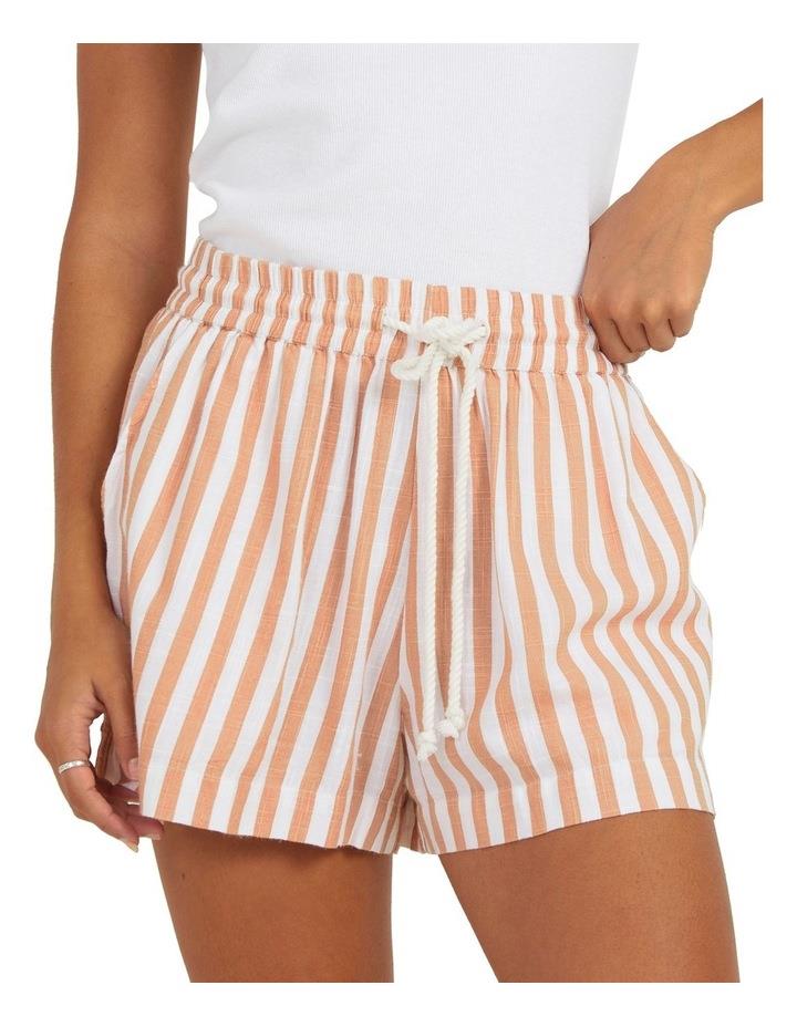 Roxy Lekeitio Beach Printed Shorts in Brown Multi Brown XS