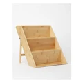 The Cooks Collective Spice Rack 30x26x30.5cm in Bamboo Brown