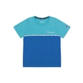 Champion Colour Block Tee in Blue 14