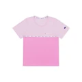 Champion Colour Block Tee Cotton in Pink 10