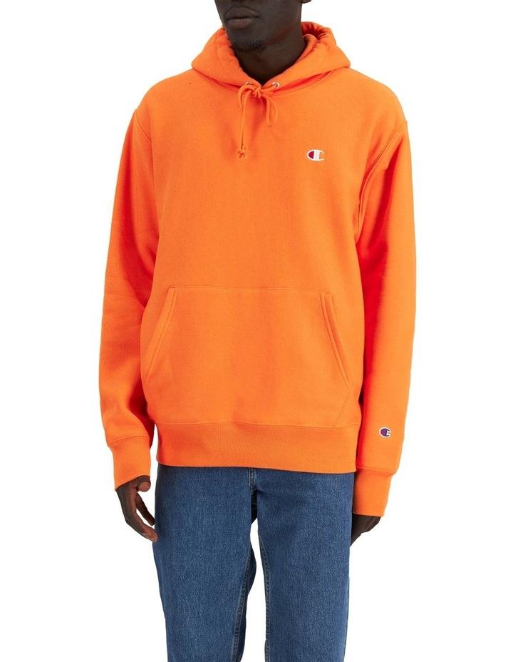 Champion Reverse Weave Hoodie in Orange L