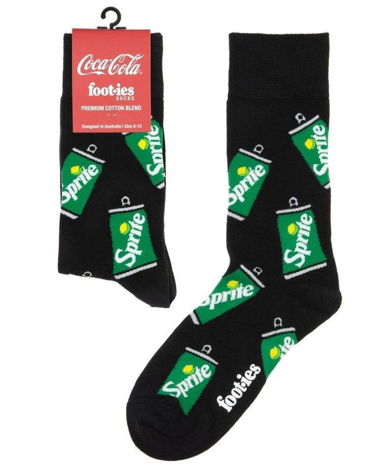 Foot-ies Sprite Cans Socks in Black One Size