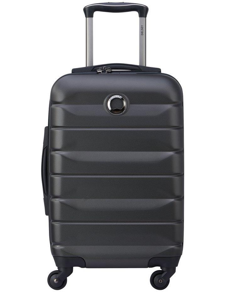 Delsey Expandable 55cm Air Armour Suitcase in Black