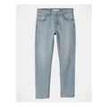 Levi's 501 Original Jeans in Light Blue Denim 8