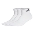 adidas Ankle Sock 3 Pack in White S