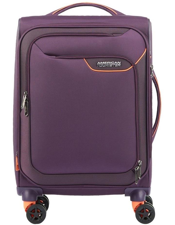 American Tourister Applite 4E Spinner 55/20 Exp TSA in Purple/Orange