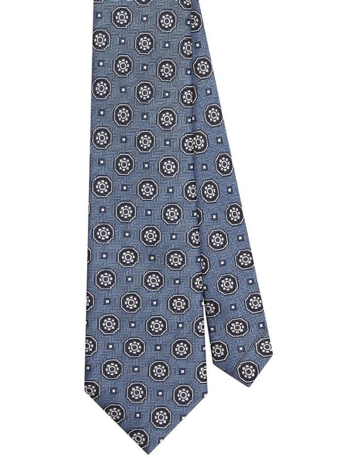 Van Heusen Black Label Floral Tie in Blue One Size
