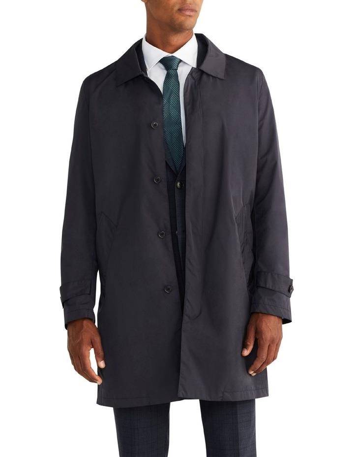 Van Heusen Tailored Waterproof Overcoat in Blue S