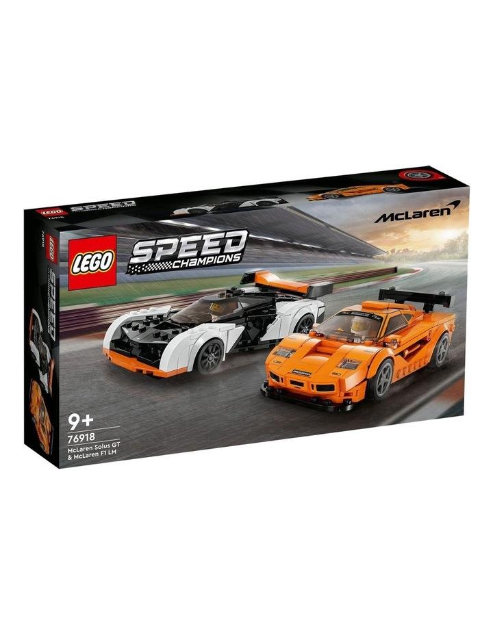LEGO Speed Champions McLaren Solus GT and McLaren F1 LM 76918 Assorted