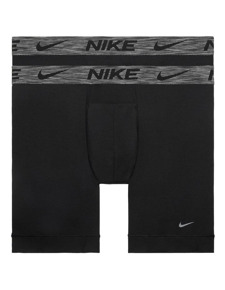 Nike Reluxe Boxerbriefs 2 Pack in Black XXL