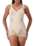 Triumph 'Poesie' Zip Bodysuit 10000126 Nude 18 DD