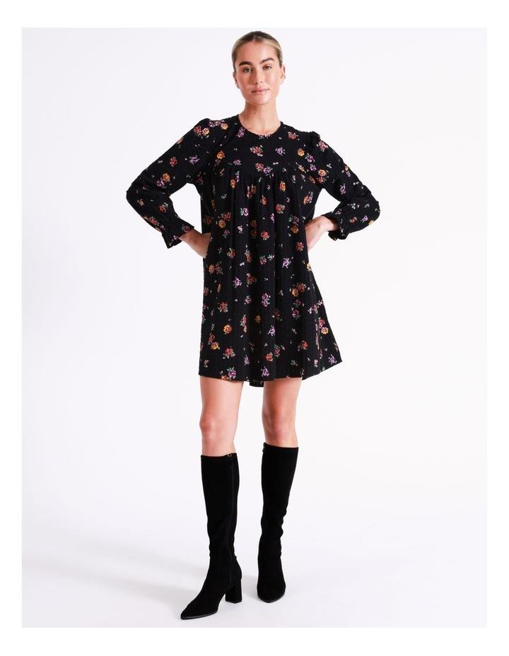 Vero Moda Dores Long Sleeve Above Knee Dress in Black XL