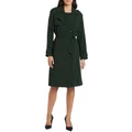 David Lawrence Peyton Trench Coat in Multi Assorted 8