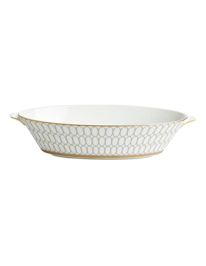 Wedgwood Renaissance Open Oval Vegetable Bowl in Grey