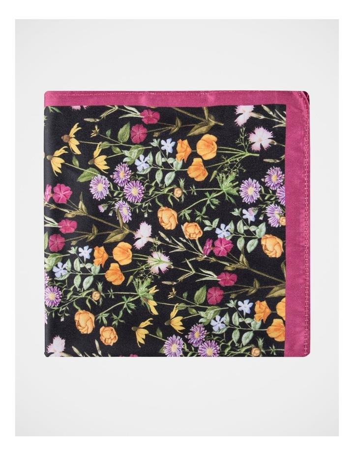 Blaq Garden Floral Pocket Square in Pink One Size