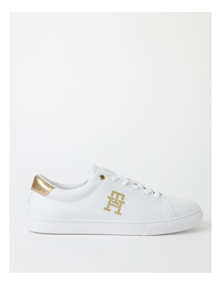 Tommy Hilfiger TH Gold Crest Sneaker in White 37