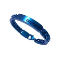 Guess X Logo Bracelet in Blue