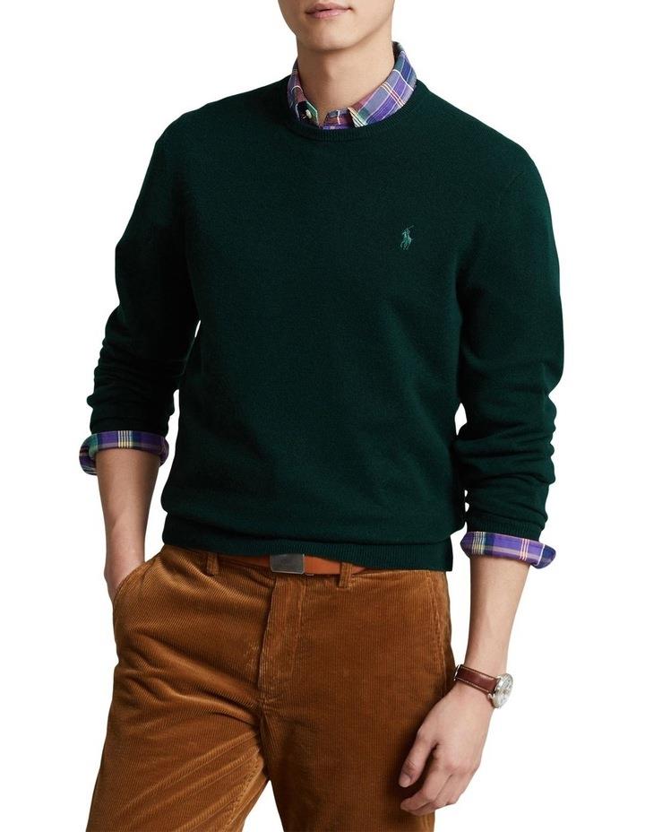 Polo Ralph Lauren Wool Crewneck Sweater in Green XL
