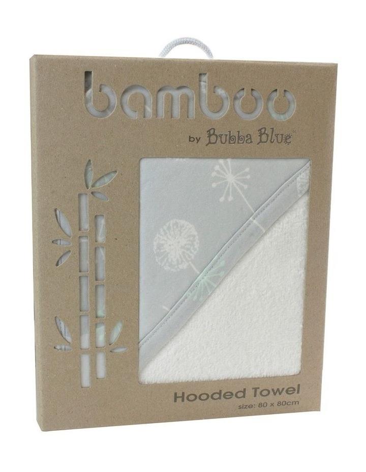 Bubba Blue Mint Meadow Bamboo Hooded Towel in Grey Mint One Size