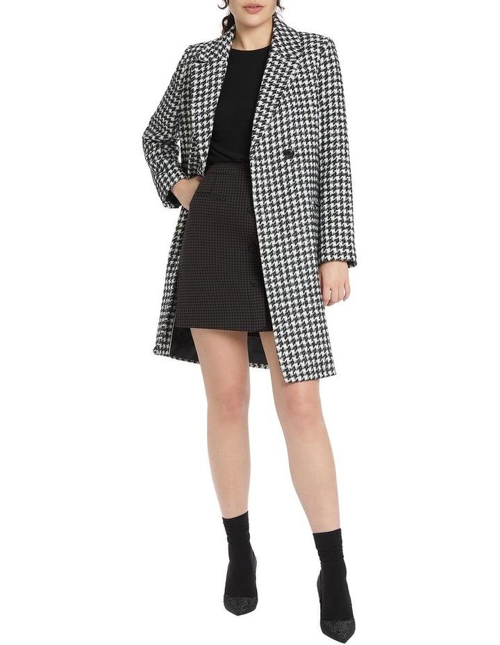 Marcs Fox And The Houndstooth Coat in Black Multi Black 6
