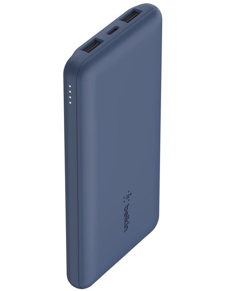 Belkin BOOST CHARGE 3-Port Power Bank 10K + USB-A to USB-C Cable in Blue
