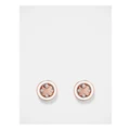 Mimco Supermicra Halo Stud Earrings in White
