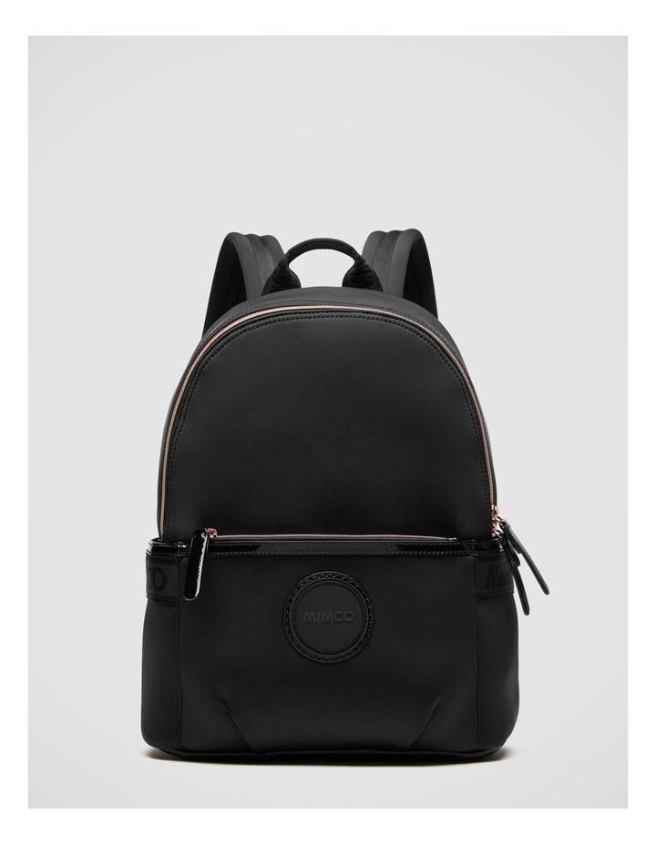 Mimco Serenity Backpack Bag in Black Rose Gold Black