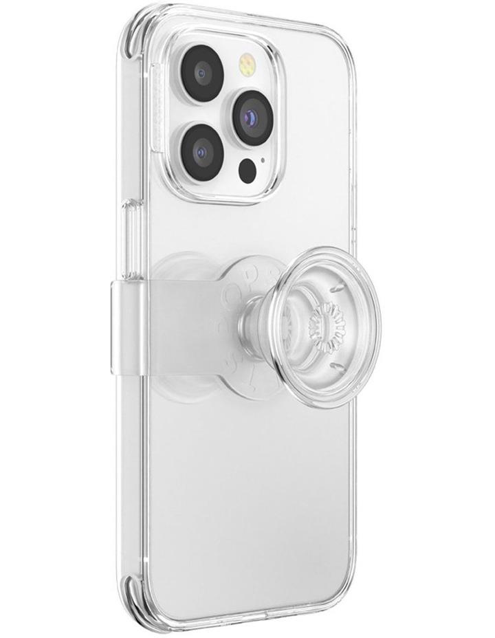 PopSockets PopCase iPhone 14 Pro Phone Case Grip in Clear