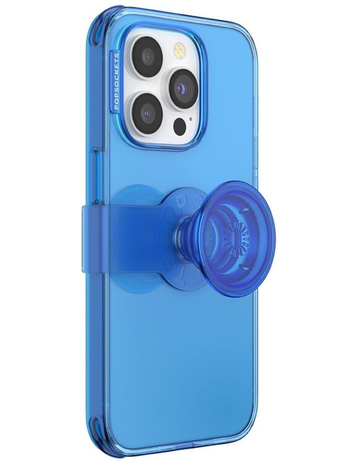 PopSockets PopCase iPhone 14 Pro Phone Case Grip in Santorini Blue
