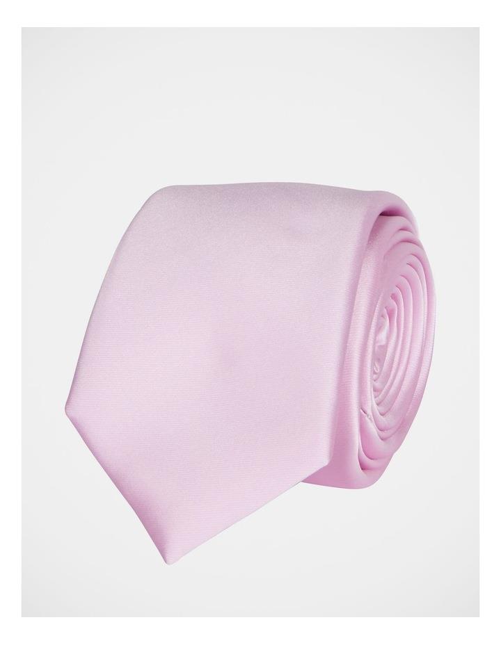 Blaq Core Polyester Tie in Lilac One Size