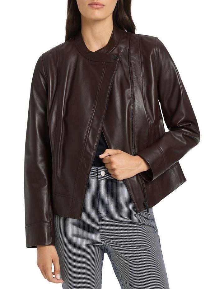 David Lawrence Bexley Leather Jacket in Brown 6