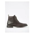 Blaq Jared Worker Boot in Brown 9