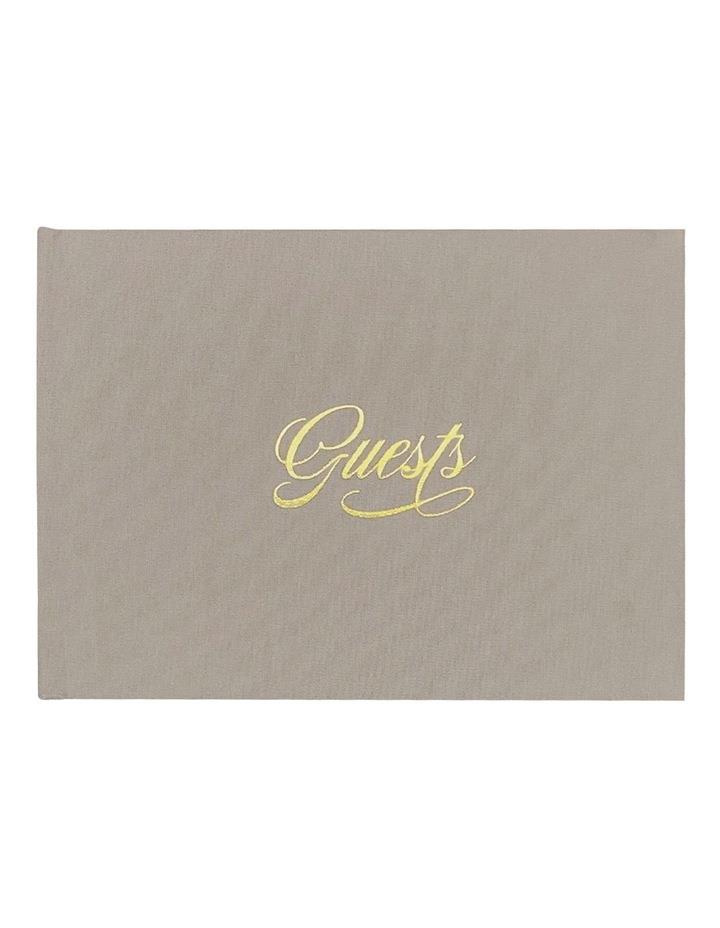 Profile Australia Luxury Guestbook 240x170mm 50 Sheets in Grey