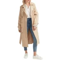 Belle & Bloom Empirical Trench Coat in Brown Camel S
