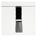 STORE PLUS Collapsible Wardrobe Hanging Storage Bag With Hamper 20x29x106cm in Charcoal