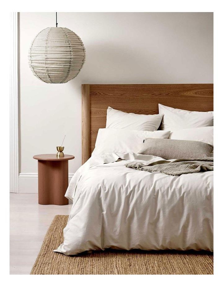 Aura Home Halo Organic Cotton Bedlinen Collection in White Sand Beige Standard Pillowcase