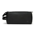 Aquila Montoro Leather Wash Bag in Black