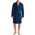 Calvin Klein Plush Robe in Navy S-M